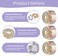Generation 3 Facial Hair Remover Replacement Heads for Finishing Touch Flawless,Double Precision Blades Replacement Heads Compatible with Finishing Touch Flawless Gen 3,Pack of 3.