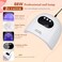 88W UV Nail Lamp for Fast Gel Nail Polish Nail Dryer Curing Lamp with 30/60/90S Timers Smart Auto Sensor LED Digital Display for Home and Salon