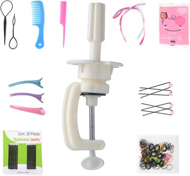 PERFEHAIR Mannequin Head Stand Desk Table Clamp Tripod Holder ,Styrofoam Wig Head Holder