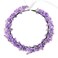 June Bloomy Wedding Hydrangea Flower Headband Spring Flower Crown Wreath Boho Garland Halo(Lavender)