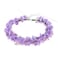 June Bloomy Wedding Hydrangea Flower Headband Spring Flower Crown Wreath Boho Garland Halo(Lavender)