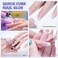 Mini Uv Light for Gel Nails, Pen Shape Handheld Uv Light for Gel Nails, Portable 2 Models LED Nail Lamp, Small USB Nail Dryer for Curing Gel Polish Nail Glue for DIY Nail Salon at Home