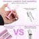 Nail Magnet Set, Upgraded 5 in 1 Multi-Function Nail Magnet Pens with Silicone Protective Case, Magnetic Nail Polish Magnet Wand for Nails Cat Eye Nail Design Tools Nail Art Accessories