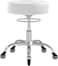 Rolling Stool Heavy Duty 400lb: Super Soft Seat Cushion,360&deg; Swive,Height Adjustability,No Squeaky Noises,No Tip Over,New Upgraded Stool Salon Stool Chair, Tattoo Facial Massage Spa Medical (White)
