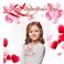 Valentines Day Glitter Heart Hair Clips for Girls Sequin Heart Hair Barrettes for Valentines Day Holidays, 9 PCS