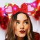CAKURE Valentine's Day Headband Light Up Mouse Ear Headbands Red Sequins Bow Hair Band LED Glow Love Heart Headpiece Hair Accessories for Women and Girls