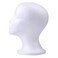 Foraineam 2 Pack Foam Wig Display Stand, Female Mannequin Wig Holder, Cosmetics Model Head White Foam Heads Glasses Mask Hat Hairpieces Stand
