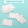 Yesland 200 Pieces Disposable Spa Facial Headbands, Soft Non-Woven Facial Hair Band, Stretch Facial Headwraps Skin Care Esthetician Salon Makeup Sauna Individually Packaged for Women Girls, White