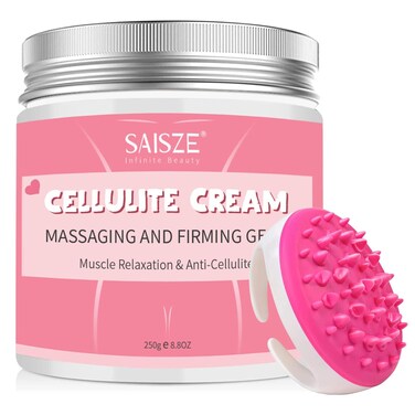 Anti Cellulite Body Slimming Cream 8.8oz &amp; Massager and Remover Brush Mitt (Slimming Cream + Massager)