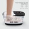 HOSPAN Collapsible Foot Spa with Heat, Bubble, Red Light, and Temperature Control, Foot Bath Massager with 8 Shiatsu Massage Rollers, Pedicure Foot Spa for Relaxation and Stress Relief, Black