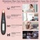 Eye Lift Wand, 3 in 1 Vibrating 98&deg;F to 113&deg;F LCD Eye Massager for Dry Eyes, Dark Circles and Puffiness, Face &amp; Neck Lifting Tool for Fine Lines and Wrinkles, Black