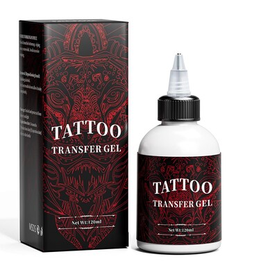Phomemo Tattoo Transfer Gel, Stencil Gel for Tattooing, Tattoo Stuff for Tattoo Artists &amp; Tattoo Beginners, Tattoo Supply, Tattoo Stencil Solution for Tattoo Stencil Transer, 4 Ounce