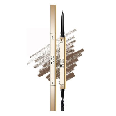 Eyebrow Pencil,Waterproof Long-Lasting Microblading Ash Brown Brow Pencil,Natural Eyebrow Makeup Ultra Slim Defining Eyebrow Pencils