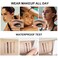 Microblading Eyebrow Pen New 3D Waterproof Eyebrow Pencil 4 Tipped Precise Brow Pen Tattoo Pencil - Creates Natural Long-lasting Looking Brows Effortlessly Magic Brow Pencil for Women (Light Brown)