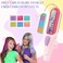 Girls Hair Chalk Salon Kit Washable Hair Styling Accessories Temporary Colour Hair Chalk Dye Tool for Kids, Hair Art Set with Hair Chalk, Hair Styling Kit for Girls Toys Gifts