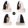 Black and White Wig, Halloween Wigs for Women, Short Bob Wavy Wig with Bangs Loose Curly Shoulder Length Wig Synthetic Cosplay Wig for Girl Colorful Cosplay Wigs Half Black and Half White 14 Inch