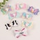 8pcs Unicorn Hair Bows, 3 Inch Glitter Grosgrain Ribbon Bows with Alligator Clips for Toddlers