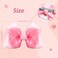 Valentine Hair Bow Large Red Clips with Pink Love Ribbon,Valentine's Day Bows for Girls Double Layer Heart Hair Clip Bow Bowknot Headwear Hairpin Alligator Clips for Women Girls