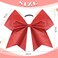 16PCS 8" Large Glitter Cheer Bows for Cheerleaders, CN Sparkly Hair Bows with Elastic Hair Ties Accessories for Teens Girls Women Cheerleading Softball Competition Sports