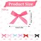 70 Pieces Mini Bowknot Ribbon Cute Satin Hair Bows Claw Clips Non-Slip Small Kawaii Ribbon Hairpins Barrettes for Women Girls Teens Halloween Christmas Hair Decoration Accessories
