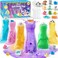 Kids Bath Bombs Potions Kit with 12PCS Surprise Toys Inside &amp; 6PCS Bubble Bath Bottles for Toddlers, Colorful Fizzy Fun, Perfect Birthday Christmas Bath Toys Gift for Toddlers Kids Boys Girls
