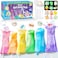 Kids Bath Bombs Potions Kit with 12PCS Surprise Toys Inside &amp; 6PCS Bubble Bath Bottles for Toddlers, Glow-in-The-Dark Toys, Perfect Birthday Christmas Bath Toy Gift for Toddlers Kids Boys Girls