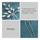 Heread Crystal Bride Wedding Hair Pins Rhinstones Bridal Hair Accessories Head Piece for Women and Girls (Pack of 3) (A Silver)