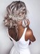Heread Crystal Bride Wedding Hair Pins Flower Bridal Head Piece Pearl Hair Accessories for Women and Girls (Pack of 3) (C Gold)