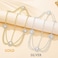 Gothic Hair Jewelry Bride Wedding Head Chain Crystal Layering Rhinestones Festival Accessories for Women (Bridal-Gold)