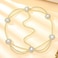 Gothic Hair Jewelry Bride Wedding Head Chain Crystal Layering Rhinestones Festival Accessories for Women (Bridal-Gold)