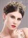 Yean Adult Tiaras and Crowns Gold Wedding Princess Queen Crown Baroque Vintage Rhinestone Tiara Hair Accessories for Women and Men