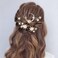 Unicra Star Moon Bride Wedding Hair Pins Crystal Bridal Hair Pieces Rhinestone Goddess Hair Accessories for Women and Girls (Pack of 5) (Gold)