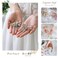 Unicra Bride Silver Wedding Hair Comb Rhinestone Bridal Headpiece Sparkly Crystal Hair Accessorie for Women and Girls (A-Silver)