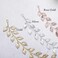 Unicra Wedding Leaves Hair Vine Bridal leaf Headpiece Gold Headbands Hair Accessories for Women and Girls(15.7 Inches) (Gold)