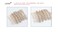 High-grade Alloy Diamond Tiara Comb Hair Accessories Hair Fork 2 pc (E)