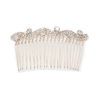 High-grade Alloy Diamond Tiara Comb Hair Accessories Hair Fork 2 pc (E)