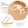 Heread Pearl Bride Wedding Hair Pins Crystal Bridal Headpiece Hair Accessories for Women and Girls （Pack of 3） (Rose Gold)