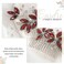 Casdre Crystal Bride Wedding Hair Comb Silver Leaf Bridal Hair Accessories Rhinestone Party Prom Hair Piece for Women and Girls (E Red)