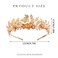 Yean Gold Leaf Crown Wedding Headband Flower Leaves Bridal Headpiece Laurel Festival Hair Accessories for Women and Girls
