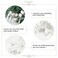 Gorais Crystal Bride Wedding Hair Combs Leaf Bridal Hair Pieces Pearl Hair Accessories for Women and Girls (B-Silver)