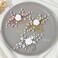 Gorais Flower Bride Wedding Hair Comb Pearl Bridal Hair Pieces Leaf Hair Accessories for Women and Girls (b-gold)