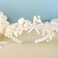 Yean Starfish Bride Wedding Headband Pearl Shell Tiara Headpiece Beach Bridal Hair Accessories for Women and Girls