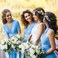 YISSION Beige Flower Crown floral Wreath Headband Flower Women Girl Headpiece Hair Accessories for Wedding Photo Shoot Festivals