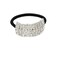 Hair Tie, Fashion Bling Crystal Rhinestone Hair Ties for Women Girls (Silver Tone, 1 Count)