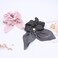 4Pcs Rabbit Ears Bow Hair Bands Scrunchies Striped Bow-knot Hair Elastic Hair Ties Bands Ropes Ponytail Holder for Women Girls
