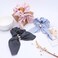 4Pcs Rabbit Ears Bow Hair Bands Scrunchies Striped Bow-knot Hair Elastic Hair Ties Bands Ropes Ponytail Holder for Women Girls