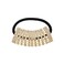 2pcs Elastic Hair Bands Silver/Gold Rhinestone Crystal Hair Ropes Ponytail Holder Hair Ties Accessories for Women Girls