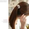 2pcs Elastic Hair Bands Silver/Gold Rhinestone Crystal Hair Ropes Ponytail Holder Hair Ties Accessories for Women Girls