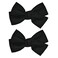 Bow Hair Clips Bowknot Barrette Headband Hairband Christmas Women Headdress Headwear Headpiece Party Decoration Cosplay Costume Hair Bands Cute Handmade Hair Accessories 2 Pack Black