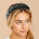 DRESHOW Braided Headbands for Women Velvet Hair Hoop Elastic Criss Cross Hair Bands Accessories